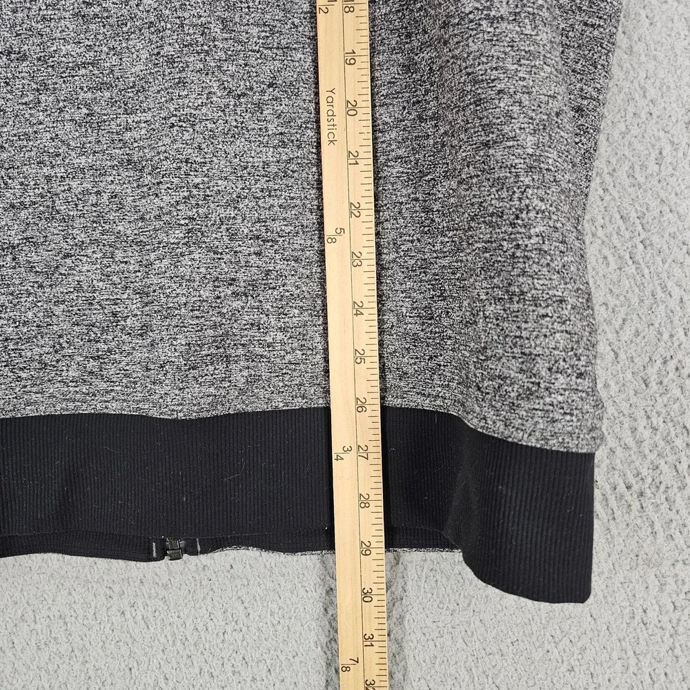 Lululemon Track Jacket Mens Large Gray Full Zip Thumbholes Presidents Club Logo
